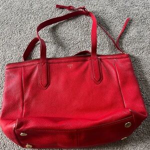 FOSSIL Sydney Zip Top Tote Shopper
Pebbled Leather Shoulder Bag
